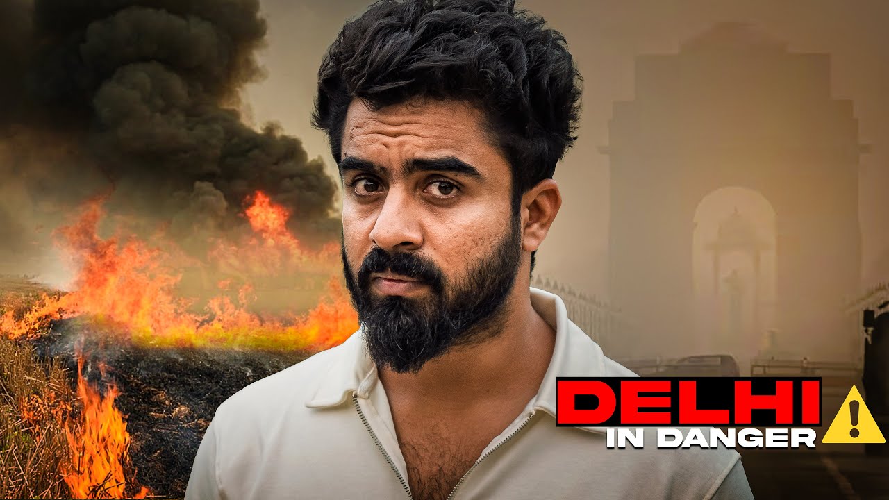 I visited Punjab fields and saw stubble burning 🥵 ! This is shocking!