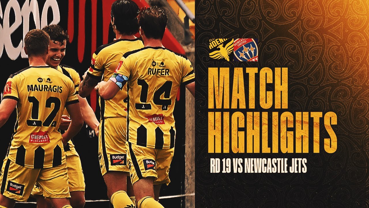 Match Highlights | Wellington Phoenix vs Newcastle Jets | A-League Men | RD 19