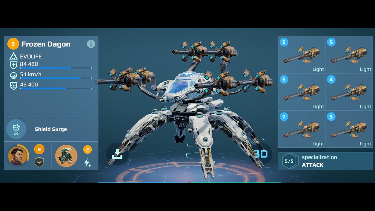 MK2 FROZEN DAGON     6X ARBALEST LVL5