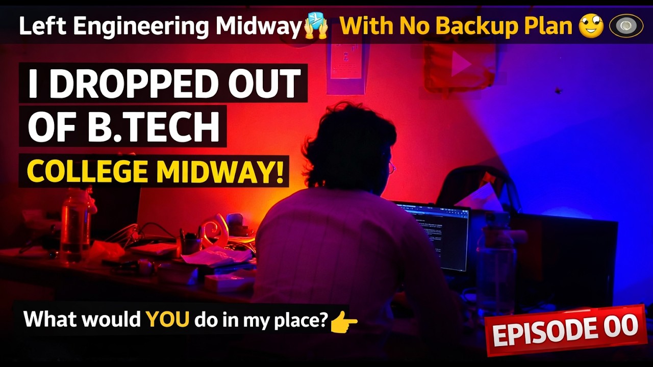 I Left Engineering Midway😱 With No Backup Plan 😵&zwj;💫|| BeKhauf : #00