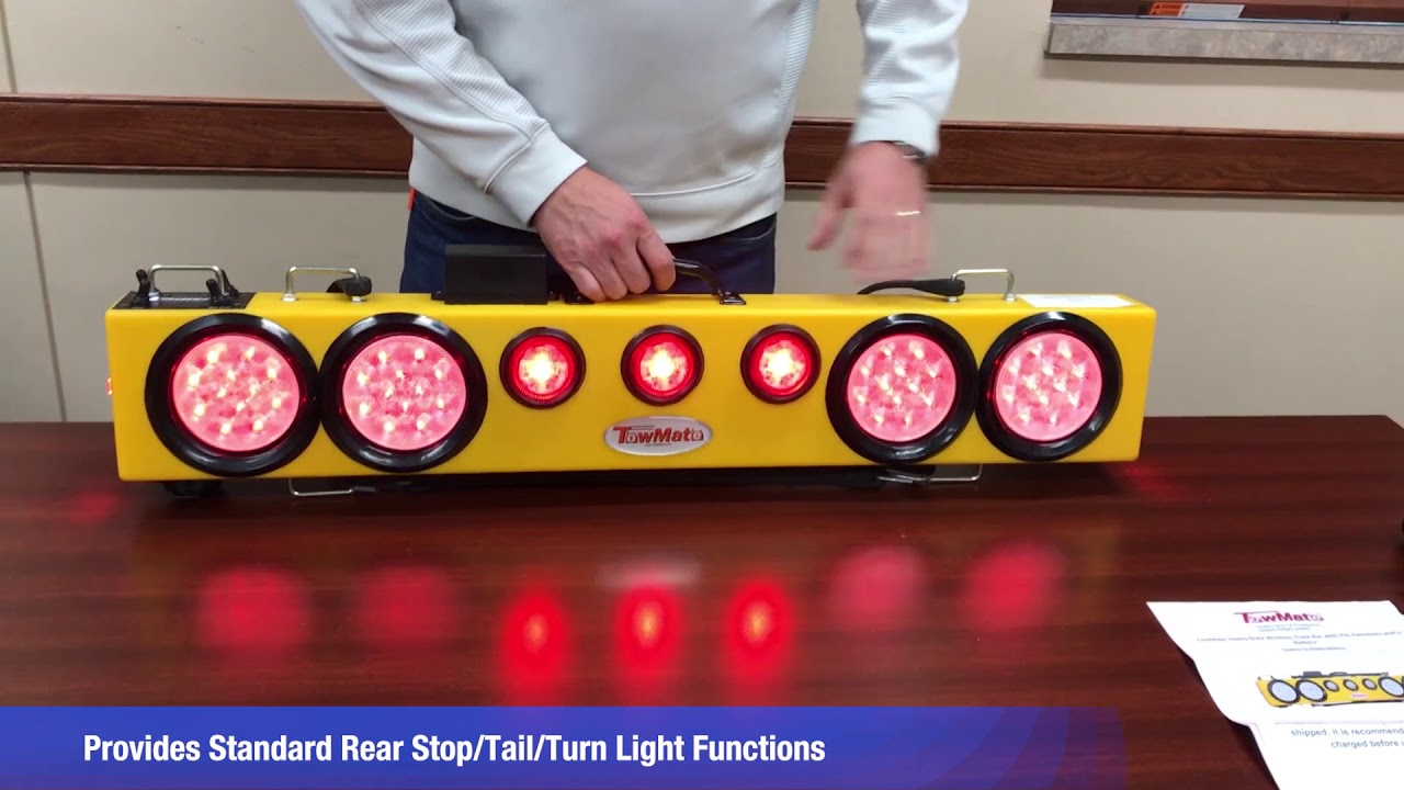 TOWMATE® WIRELESS LIGHT BAR VIDEO