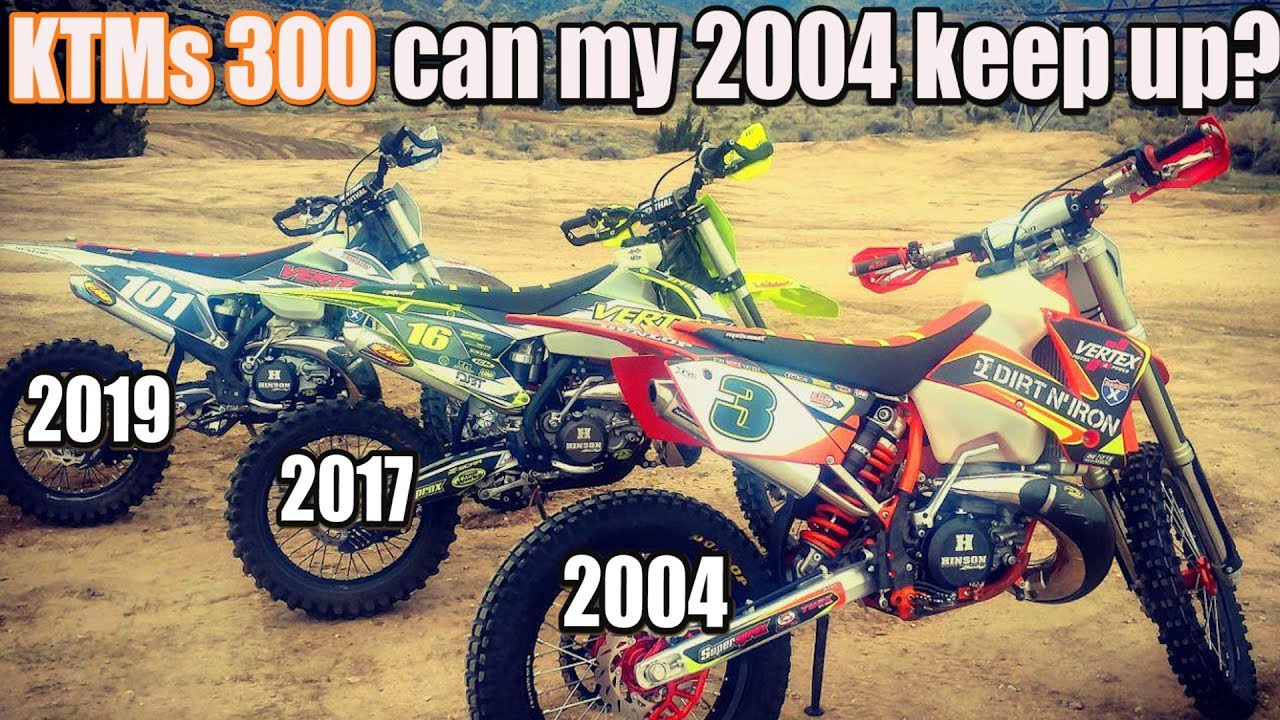 Крутые подъемы на трех мотоциклах KTM 300 — сможет ли мой мотоцикл 2004 года выпуска конкурироват...