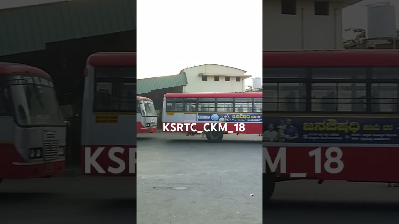 KSRTC Standing in Kadur BUS stand ⚜️ #ksrtc #kadur #chikmangalur #like #views #kannadaiga #shorts