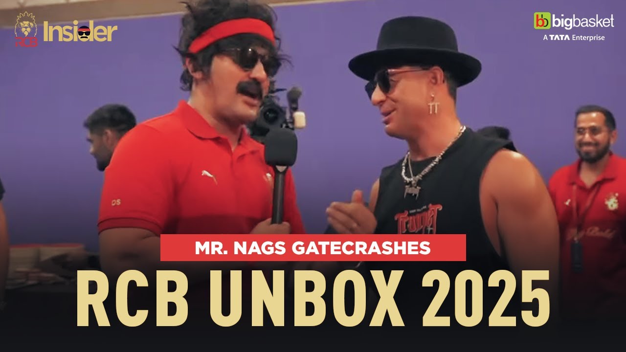 Mr. Nags Gatecrashes Lap Of Honour at RCB Unbox 2025 | RCB Insider Show | IPL 2025