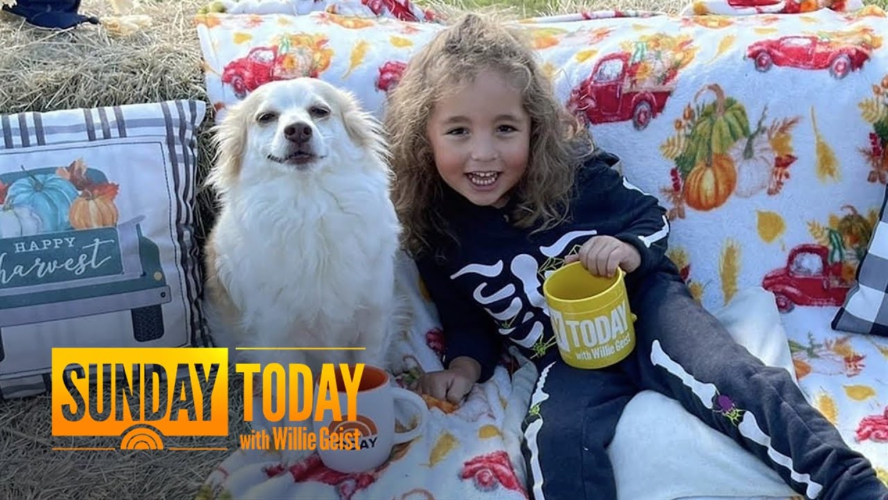 Boy and his dog lean into fall season with Sunday Mug Shot