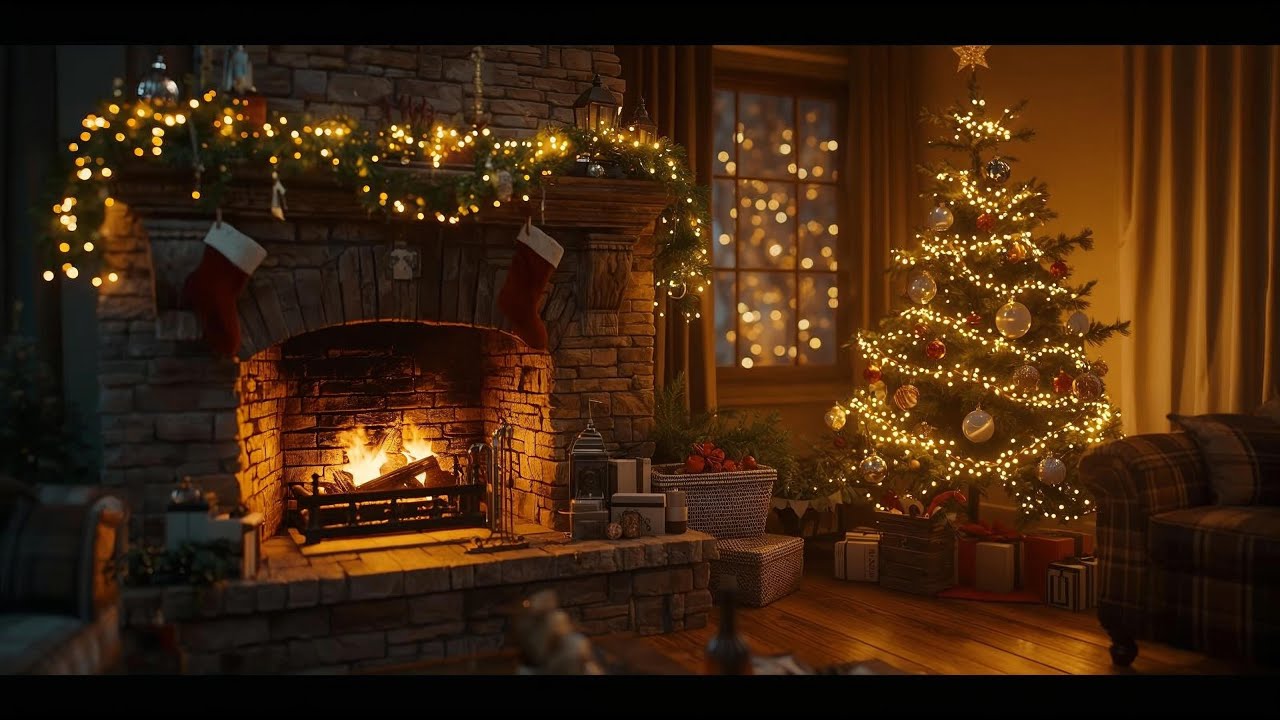Fireplace Ambience 🔥 Cozy Crackling Fire for Relaxation, Sleep & Focus (1 Hour)