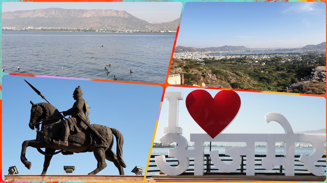 ajmer ka beautiful view || maharana pratap statue || अजमेर