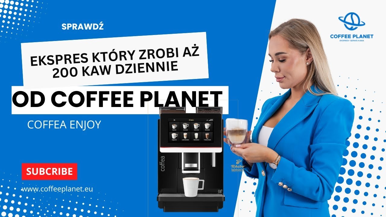 Ekspres który zrobi 200 kaw dziennie zobacz prezentację od Coffee Planet i poznaj ten ekspres bliżej