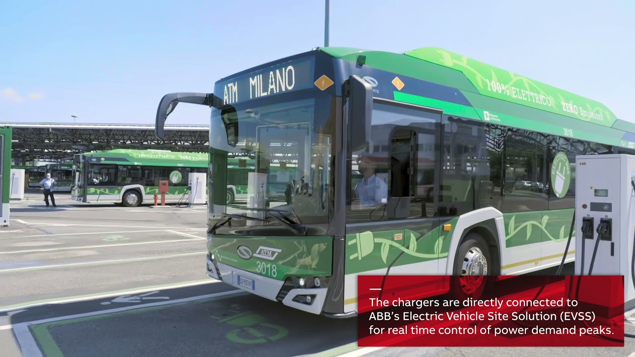 ABB powers progress for Milan’s electric bus network