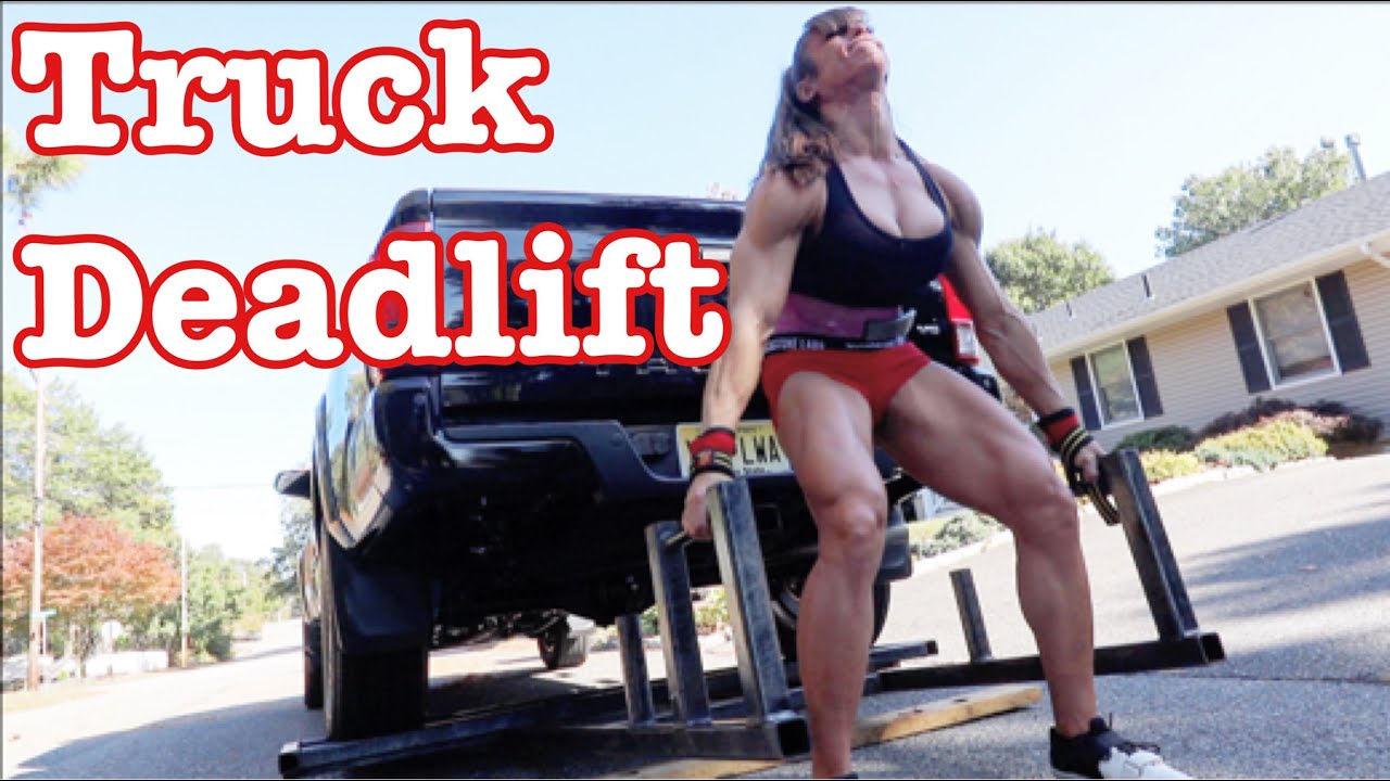 Attempting to deadlift my Toyota Tacoma TRD Sport