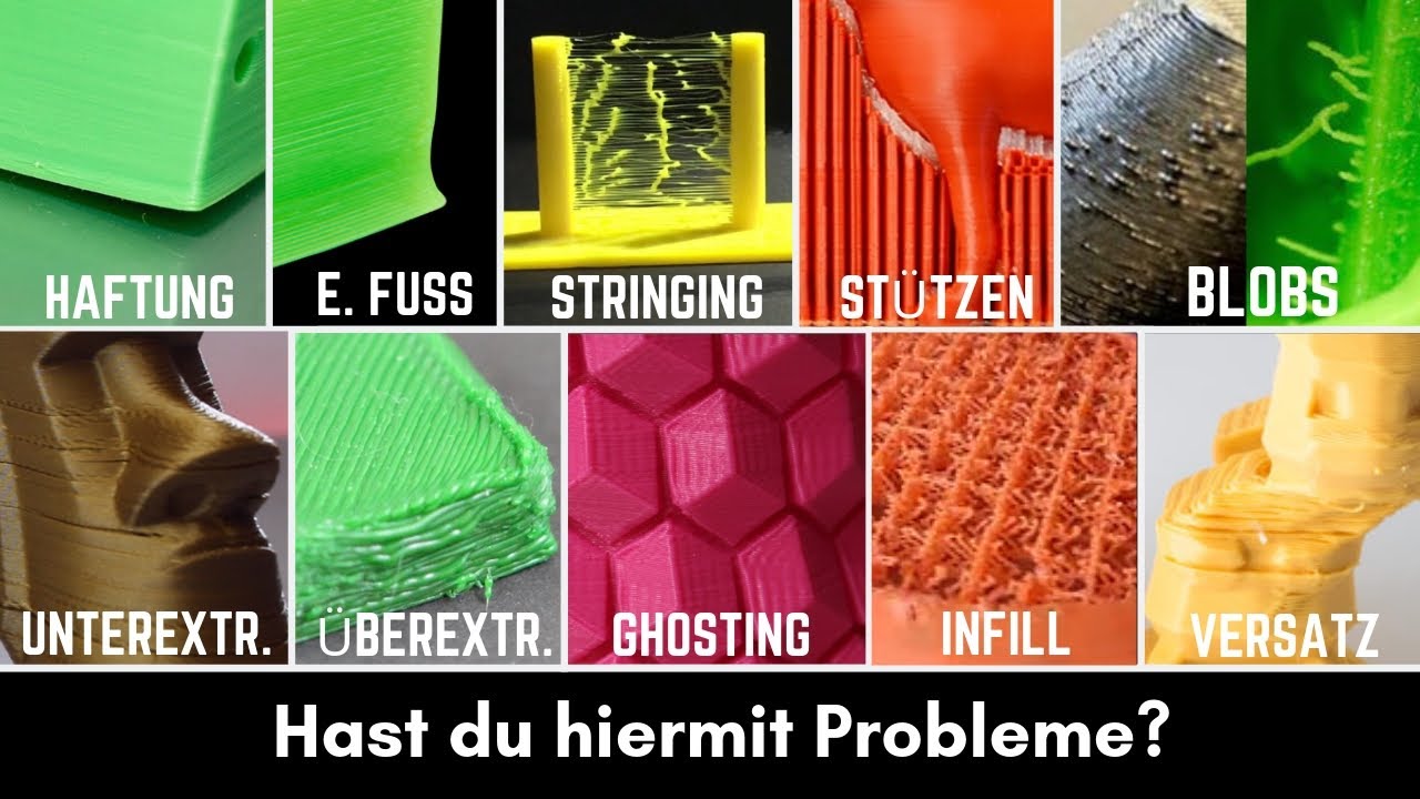 3D-Druck Probleme: Lösungen-Tipps! Springe mit Hilfe der Zeitschiene zu genau deinem Problem!