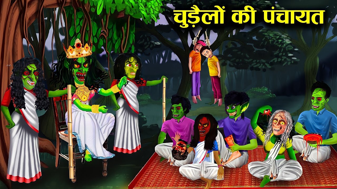 चुड़ैलो की पंचायत ! meeting of witch ! horror stories ! witch stories ! hindi kahaniyan ! moral