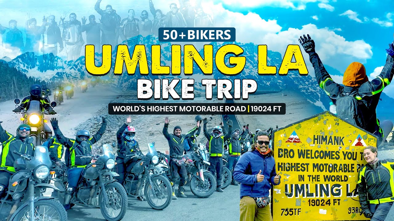 UMLING LA Bike Trip Ladakh | World's Highest Motorable Pass | Hanle to Umling La