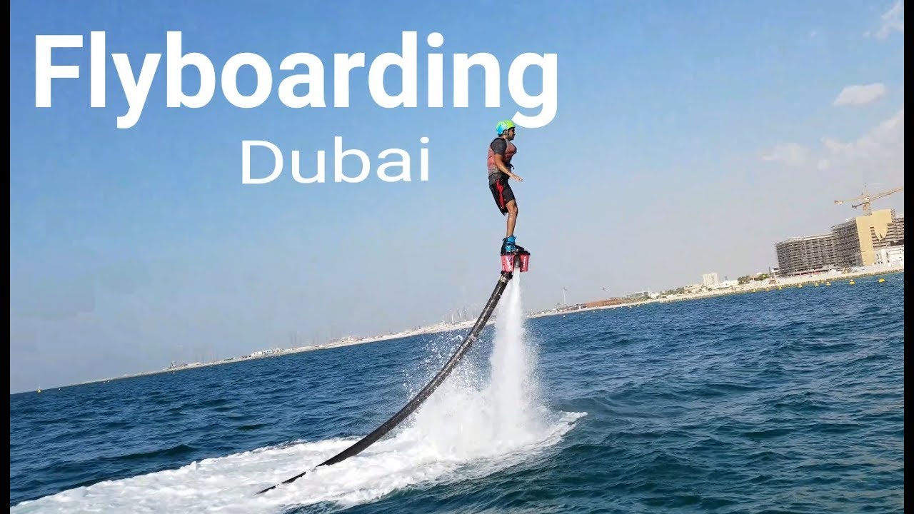 My First Time Flyboarding - Dubai