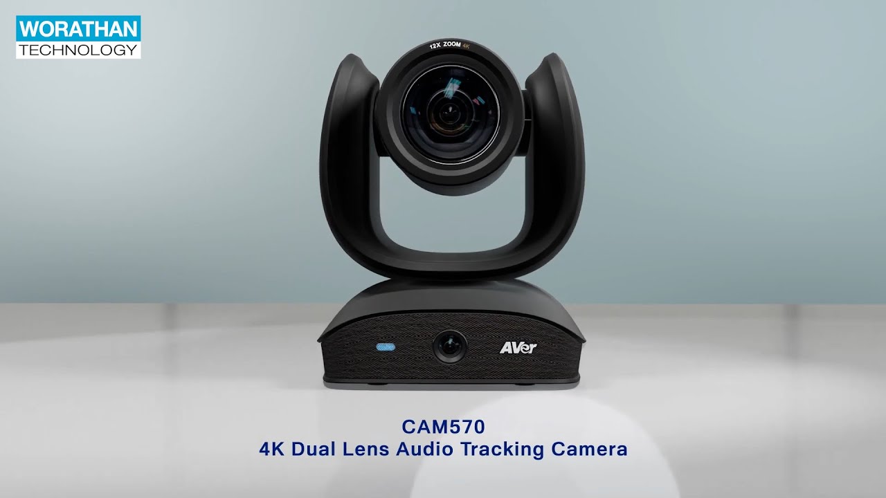 CAM570 Intro Video | 4K Dual Lens Audio Tracking Camera for Medium and Large Rooms