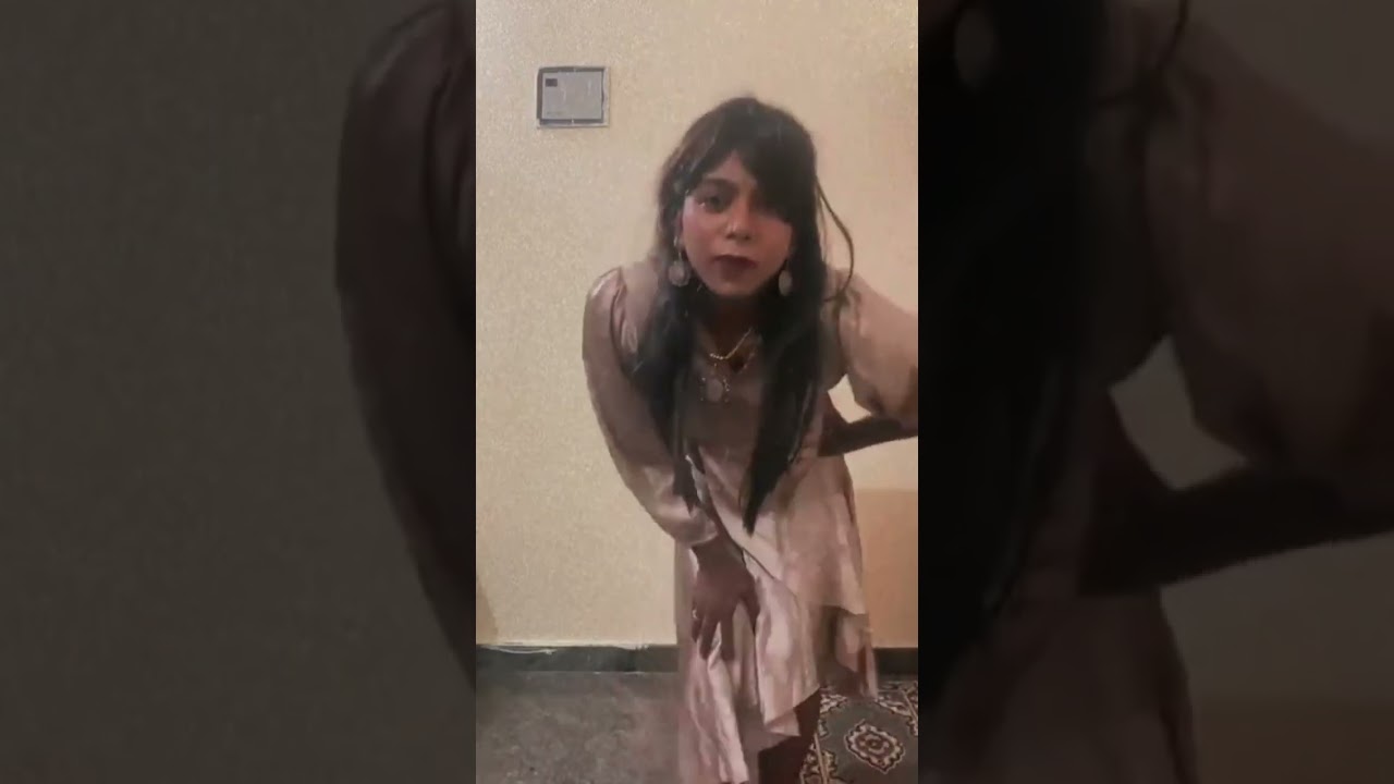 Crossdresser wearing dress ll boy to girl ll man to woman feeling 