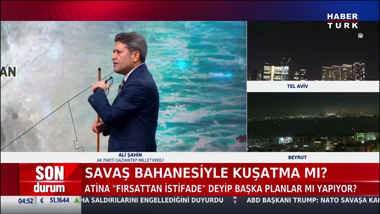 Gaziantep Milletvekili Ali Şahin Güney Kıbrıs Üsleri / ABD nin savaşlarda bozulmayan tek ezberii