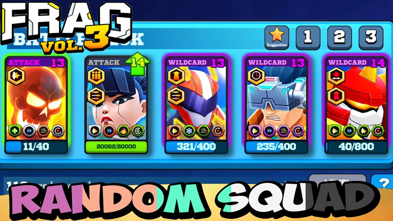 FRAG Pro Shooter Vol.3 - RANDOM Squad😎Gameplay🔥(iOS,Android)