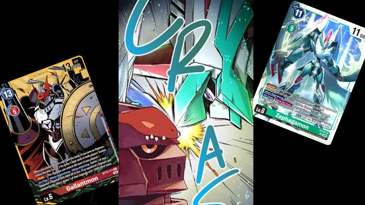 DCGO Vortex vs Blitz, Zephagamon vs Gallantmon