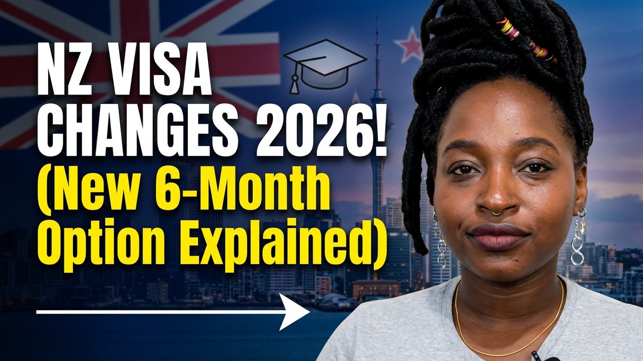 New Zealand Post Study Work Visa Changes 2026 | New 6 Month Graduate Work Visa Explaine