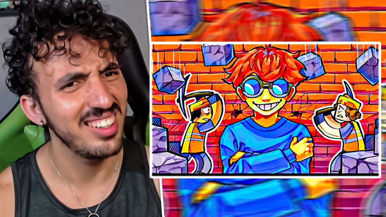 fiz 400 pessoas quebrarem 1 MILHÃO blocos KKKKKKKKKKKKKK | Leozin React - Porkin BR | Leozin React