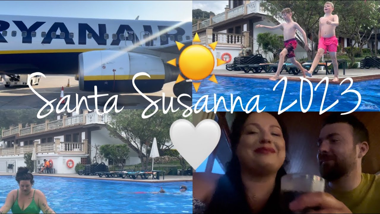 Santa Susanna 2023 | family holiday vlog ☀️🏖️✈️