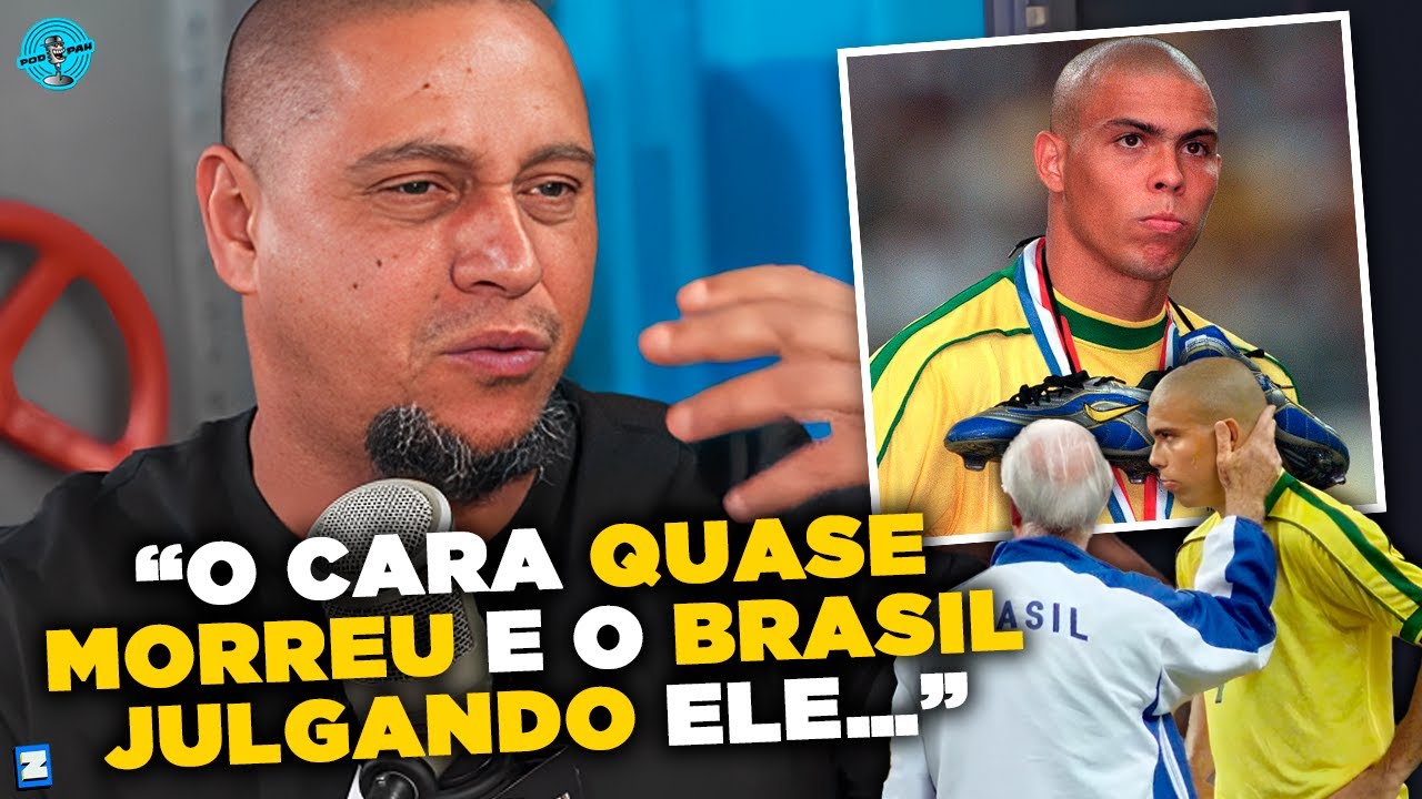 Roberto Carlos fala de SUSTO com Ronaldo na Copa do mundo de 1998