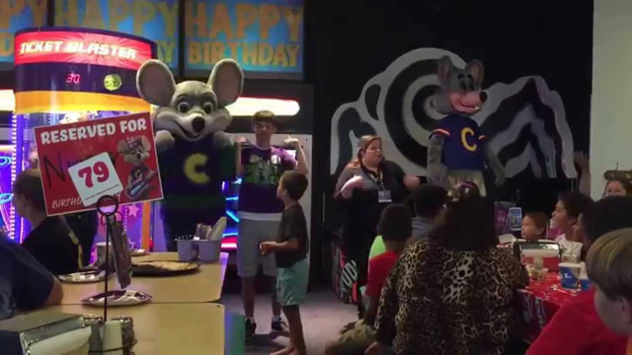 Chuck E Cheese Live! Chuck E Birthday 2015 in Jacksonville NC