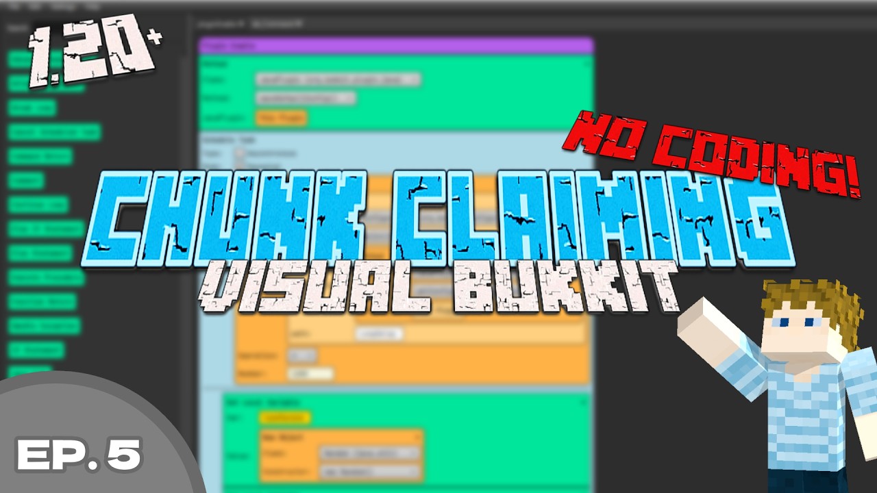 Create a Chunk Claiming Plugin in Minecraft (Visual Bukkit Tutorial) | Ep. 5