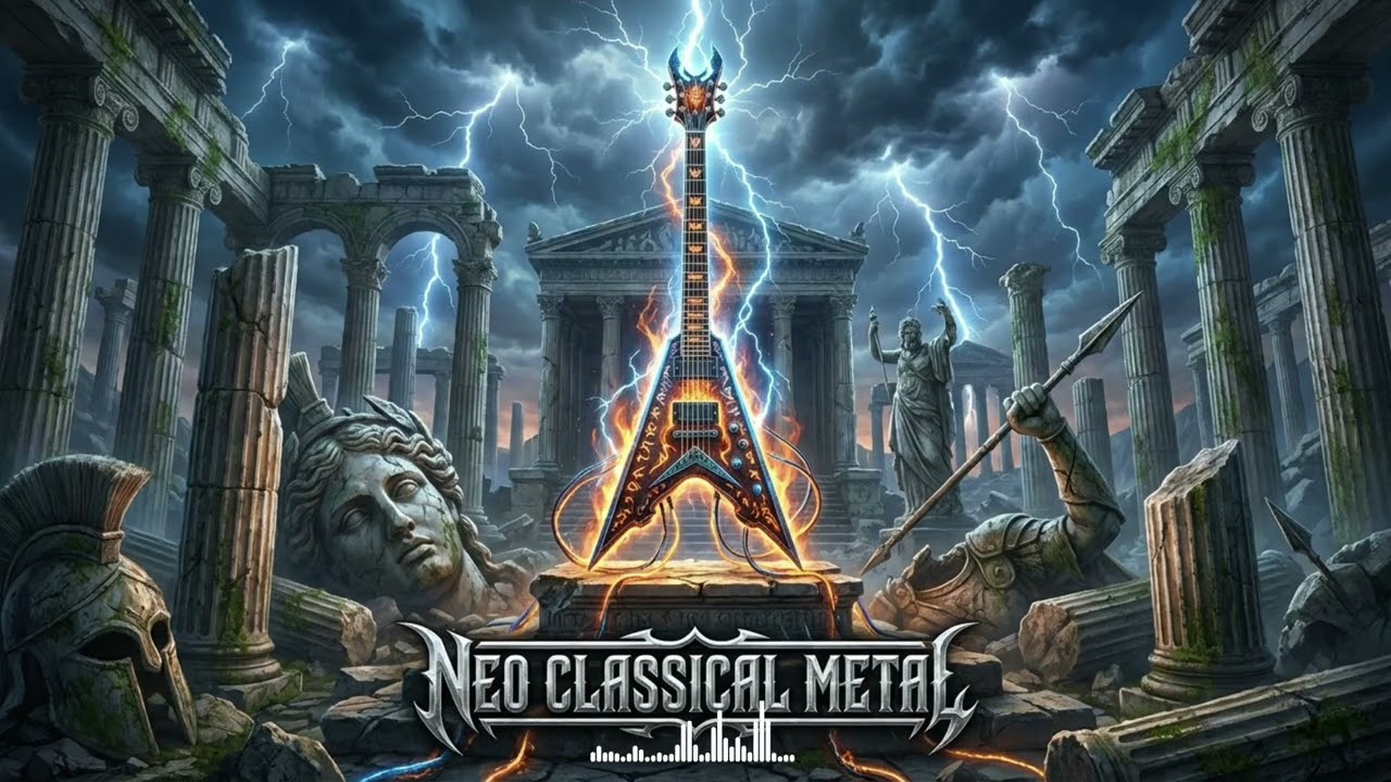 Classical Baroque Guitar Riff | Baroque Shred Metal Instrumental | Epic Virtuoso Sound
