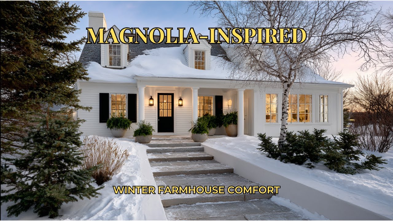Зимний стиль от Magnolia Home | Уютный деревенский стиль для холодных ночей