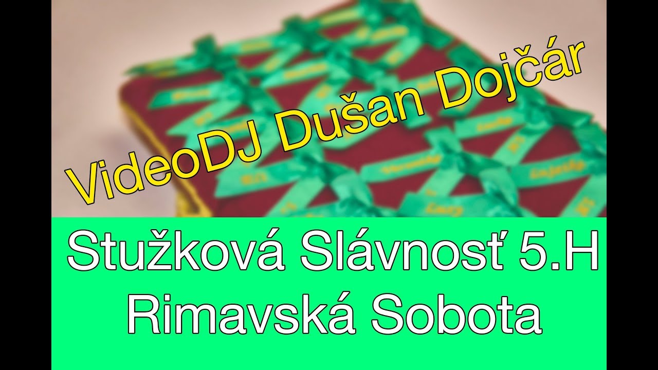 Stužková Slávnosť 5.H // Rimavská Sobota // Hotel Tatra // Video DJ Dušan Dojčár // 4K
