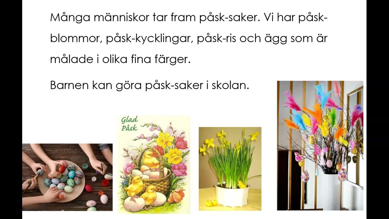 Påsk i Sverige SFI