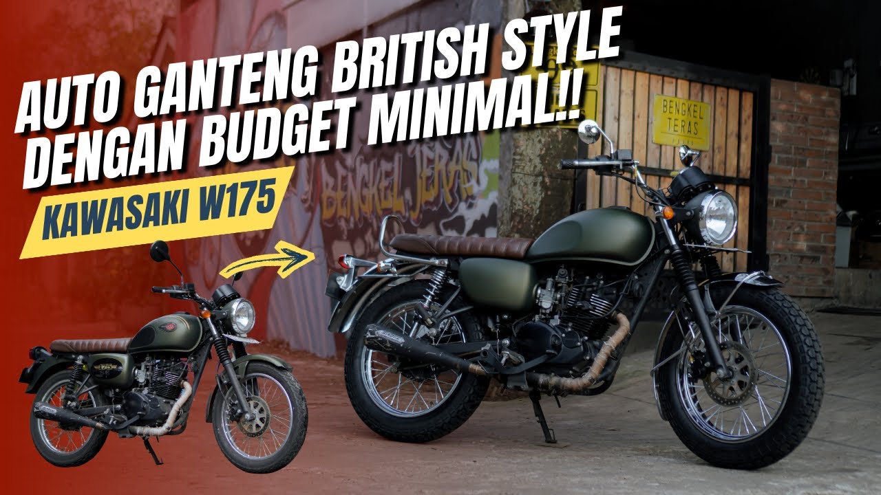 Inspirasi Modif W175: Simpel, British & Ramah Kantong! #BengkelTeras