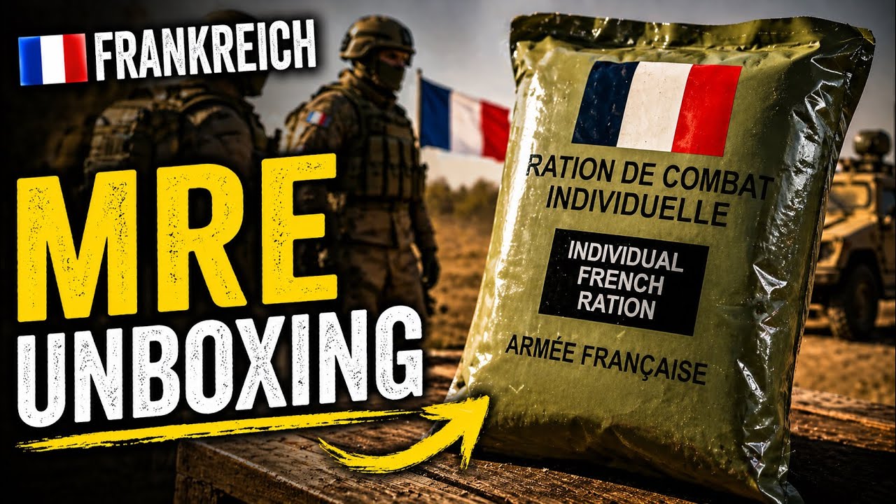 🇫🇷 Französisches MRE getestet: Menü D im Unboxing & Geschmackstest!