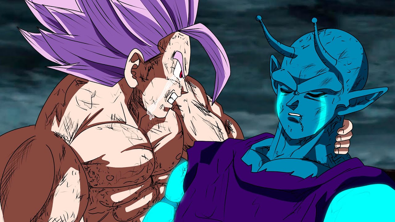 Gohan Beast 2 freaks out when he sees Piccolo's death at the hands of the supreme god saiyan