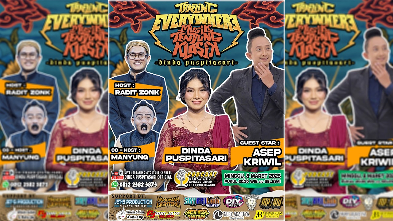 🔴 LIVE TARLING EVERYWHERE MUSIK TENGDUNG KLASIK DINDA PUSPITASARI MINGGU, 8 MARET 2026