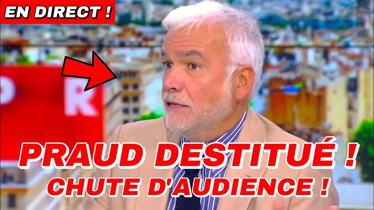 Pascal Praud DESTITU&Eacute; sur CNews : chute d&rsquo;audience historique, il perd son leadership !