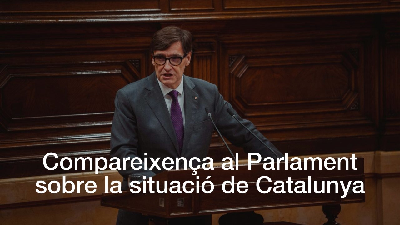 Compareixença del president Illa al Parlament (18.03.26)