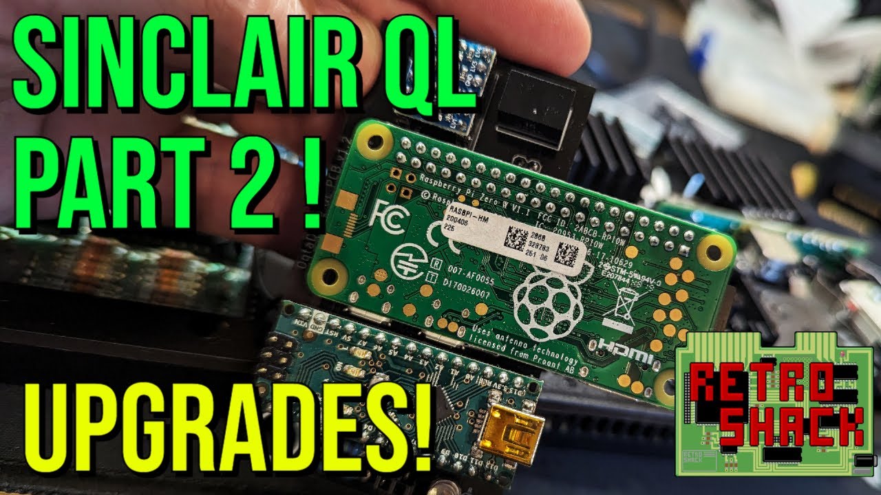 Sinclair QL Part 2 - Upgrades!  Building and fitting the Oqtadrive, Minerva ROM and lots more.