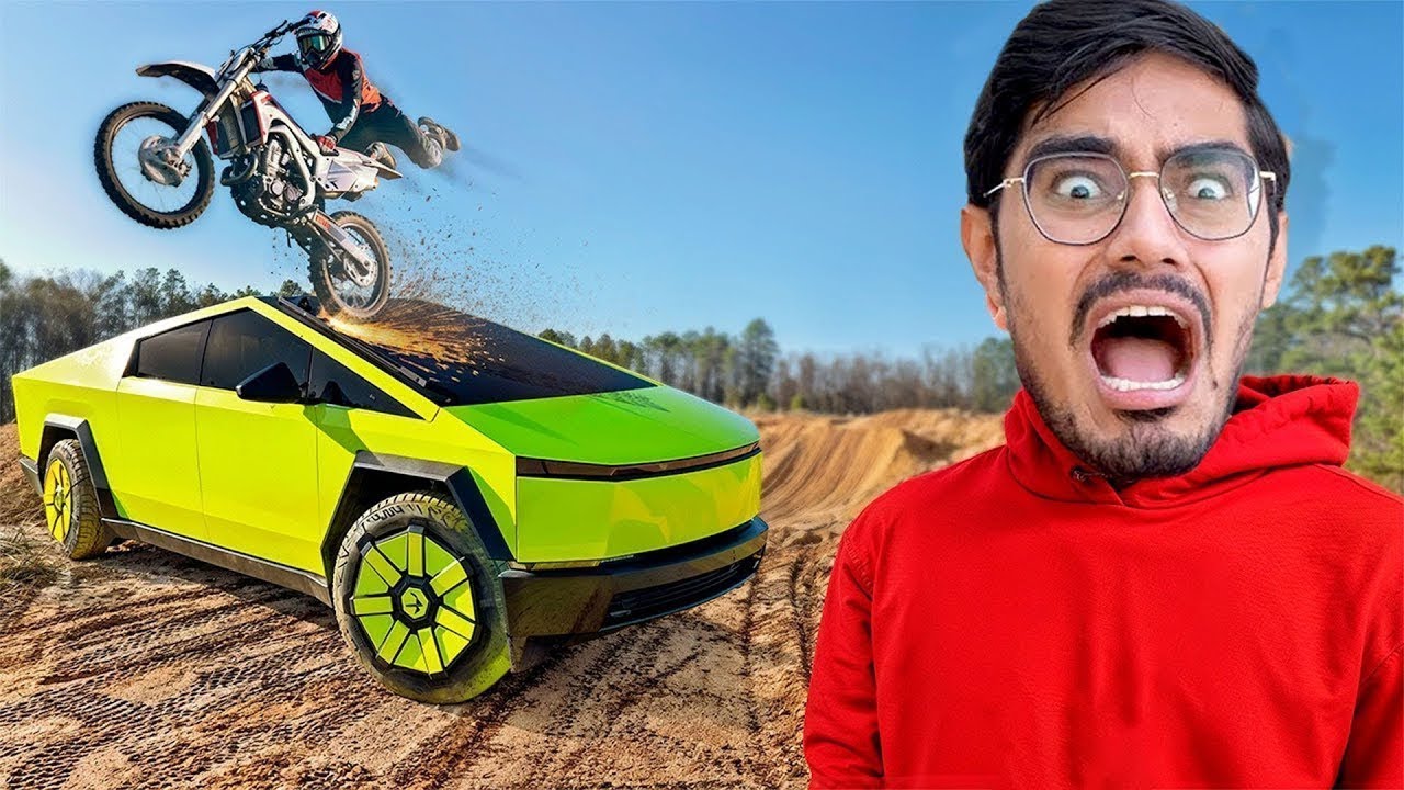Gifting Mo Vlogs a Tesla Cyber Truck   टेस्ला साइबर ट्रक ने धूम मचा दी   Most Powerful SUV Ever🔥