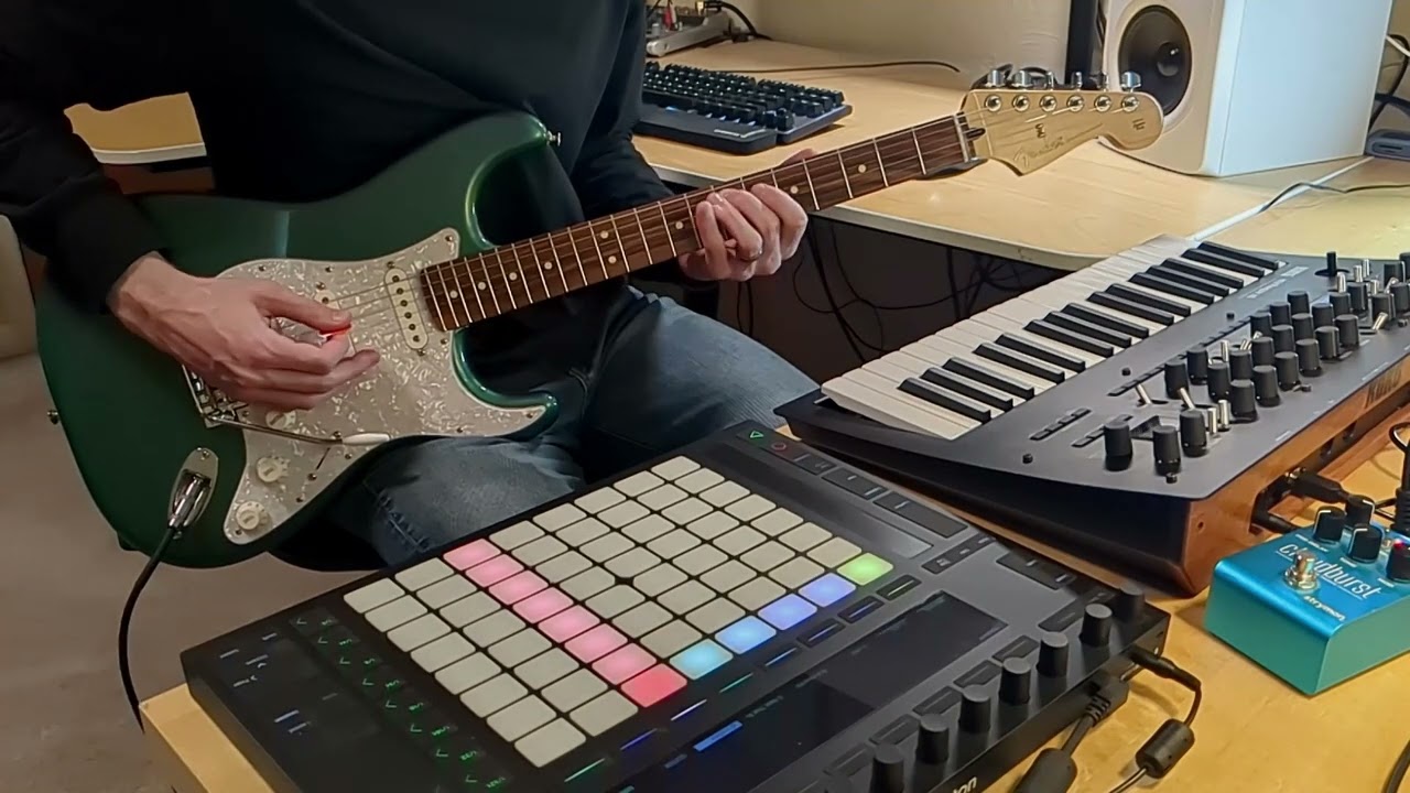 Korg Minilogue XD and Push 2 - Live Performance