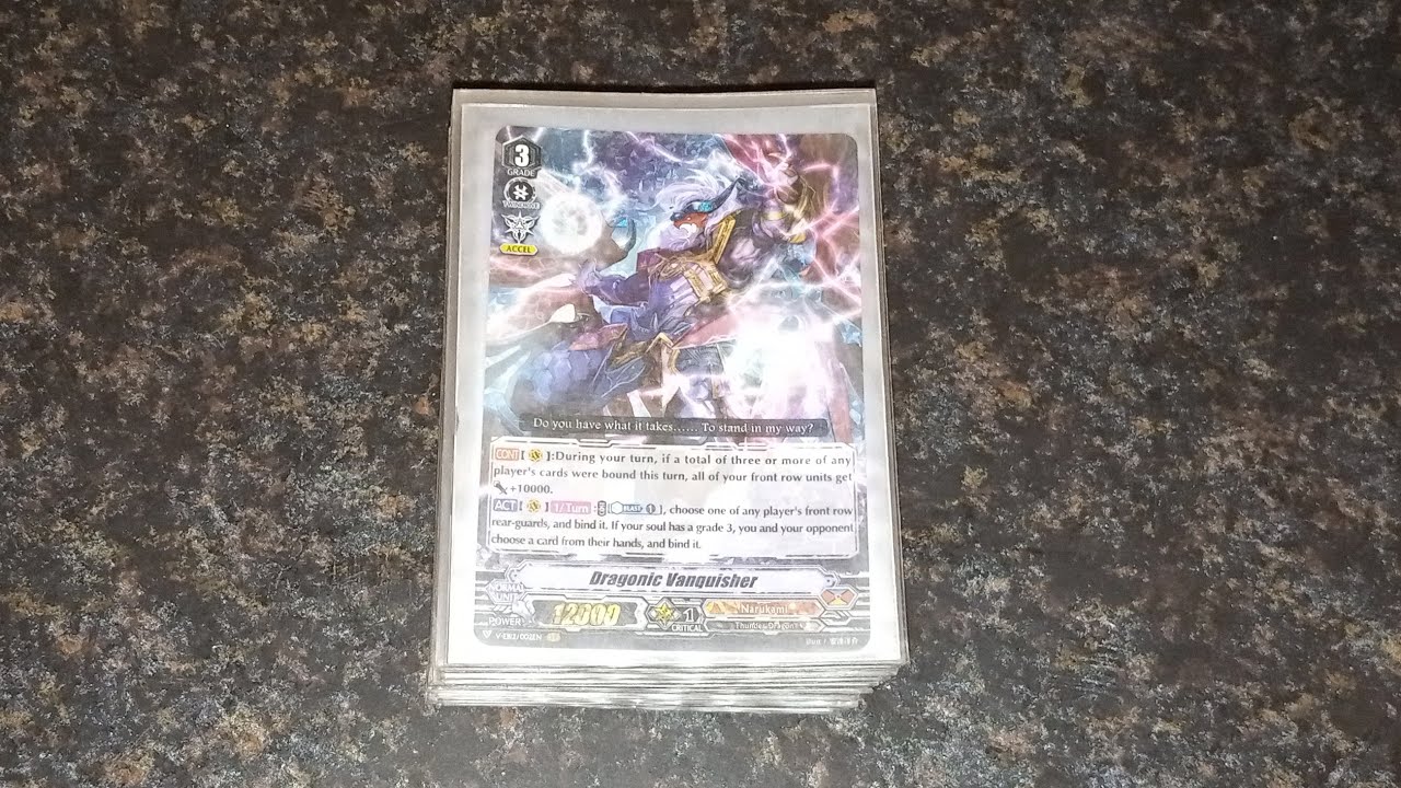 VANQUISHER V PREMIUM DECK PROFILE (POST V CLAN COLLECTION 3) CARDFIGHT!! VANGUARD