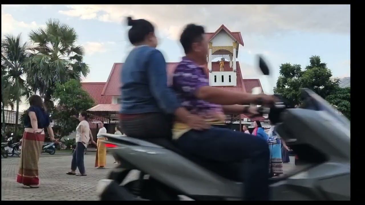 ซ้อมฟ้อนเล็บทอดกฐินวัดพระนอนขอนม่วง