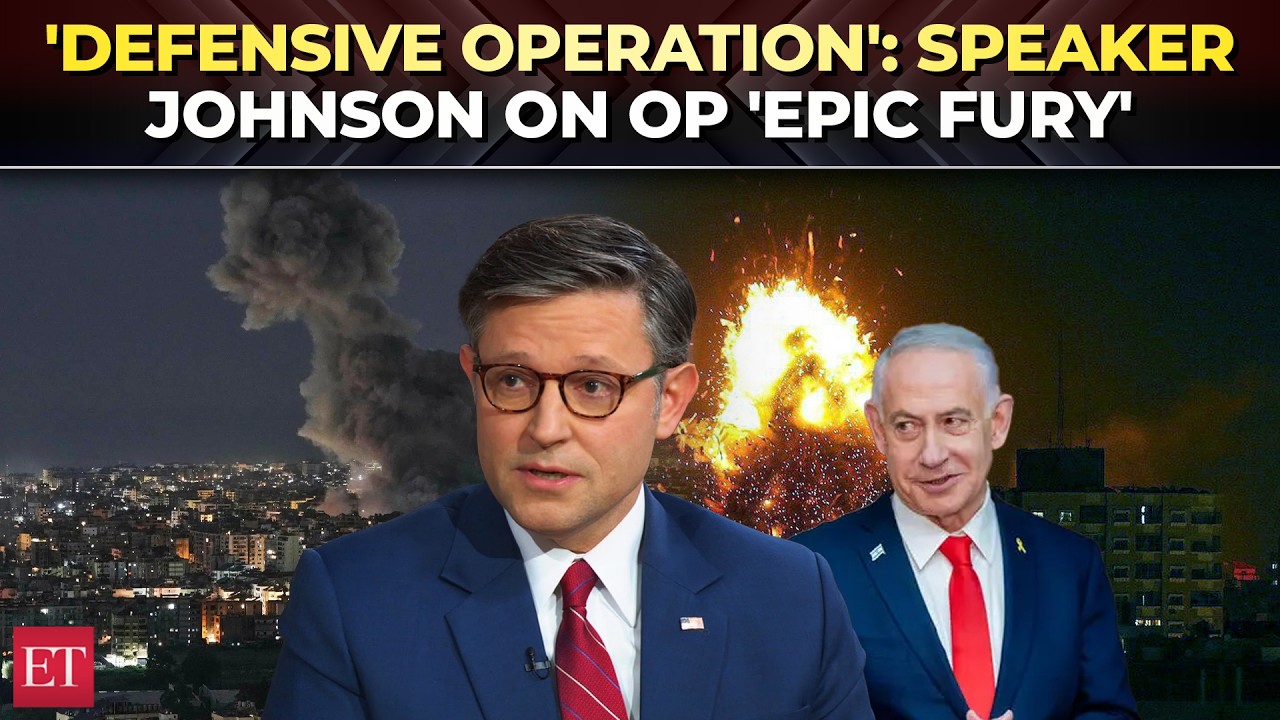 'Israel was determined to act with or without US': Mike Johnson on Operation Epic Fury