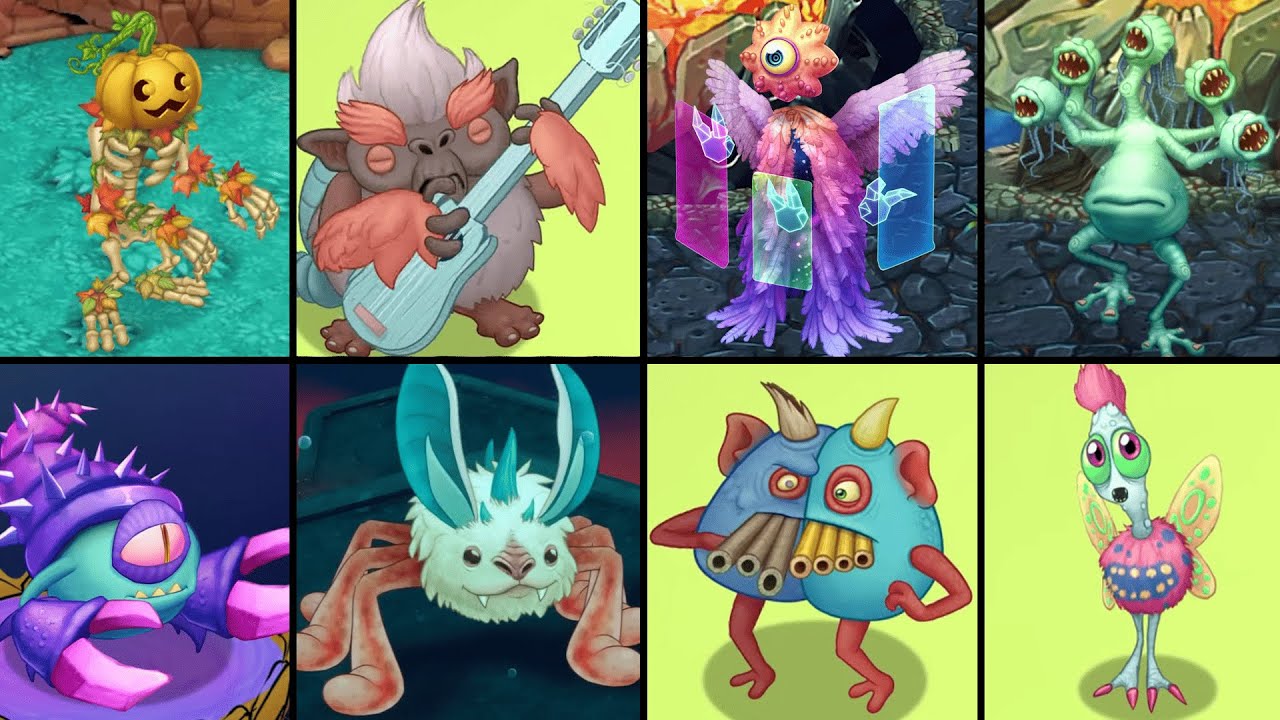 ALL Monsters Fanmade by Raw Zebra | My Singing Monsters
