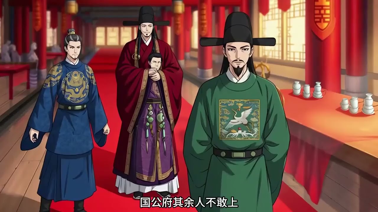《家父年过四旬，替女出嫁》皇后为拉拢重臣，下旨强令鱼府小姐嫁与其恶名昭彰的侄儿。明知是跳火坑，女主与姐姐争相赴险，四旬父亲不忍爱女遭难，竟以鱼府唯一之人的身份，毅然代女出嫁。#阿紫说漫