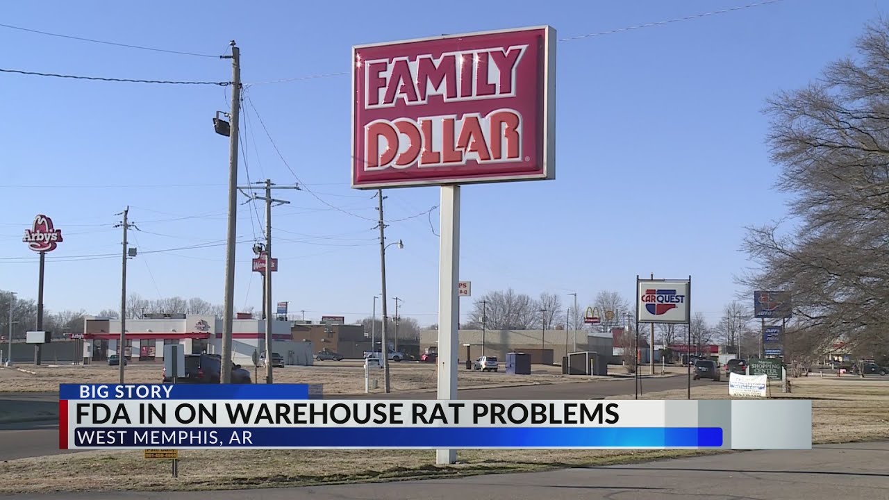 Over 1,000 rodents found at Family Dollar distribution center