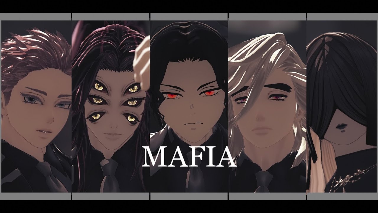【鬼滅のMMD】マフィア【無惨/黒死牟/童磨/猗窩座/鳴女】