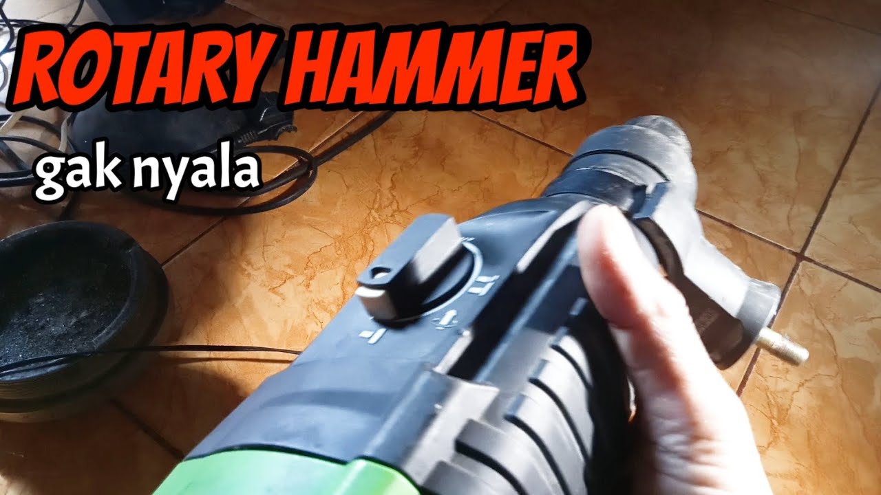 memperbaiki BOR ROTARY HAMMER RYU mati total